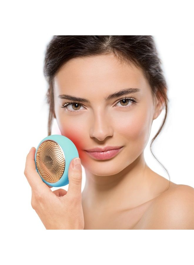 FOREO UFO Face Mask Treatment, Full LED Spectrum & Red Light Therapy for Face, Warming, Face Moisturizer, Dark Spot & Acne Scar Treatment for Face, Anti Aging, Nourishing, Mint, 1 Count (Pack of 1) - Image 1