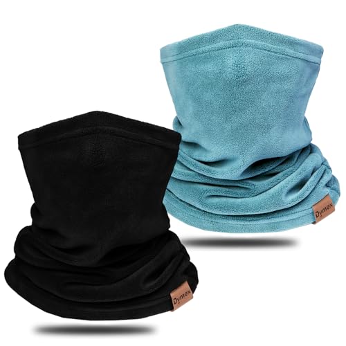 Dymex Neck Warmer Winter Neck Gaiter Face Mask Balaclavas for Women Men, Soft Fleece Face Cover Mask for Skiing Motorcycle-2 Pack - Image 1