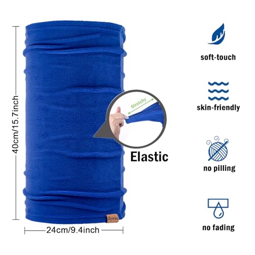 Dymex Neck Warmer Winter Neck Gaiter Face Mask Balaclavas for Women Men, Soft Fleece Face Cover Mask for Skiing Motorcycle-2 Pack - Image 4