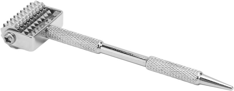 Brrnoo Stainless Steel Point Roller Pen Ergonomic Design Painless Acupuncture Tool Multi Purpose Pain Relief and Body Massage for Auricular Point - Image 1
