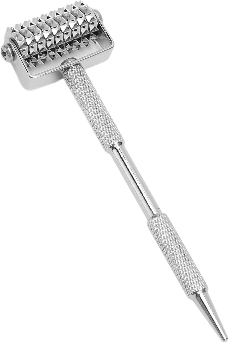 Brrnoo Stainless Steel Point Roller Pen Ergonomic Design Painless Acupuncture Tool Multi Purpose Pain Relief and Body Massage for Auricular Point - Image 2