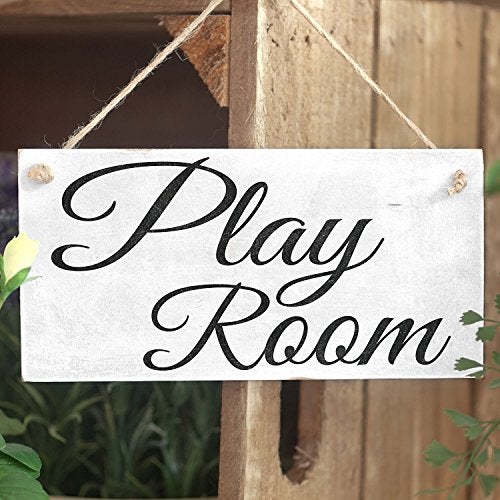 Meijiafei Play Room - Vintage PVC Sign/Plaque 10"x5" - Image 2