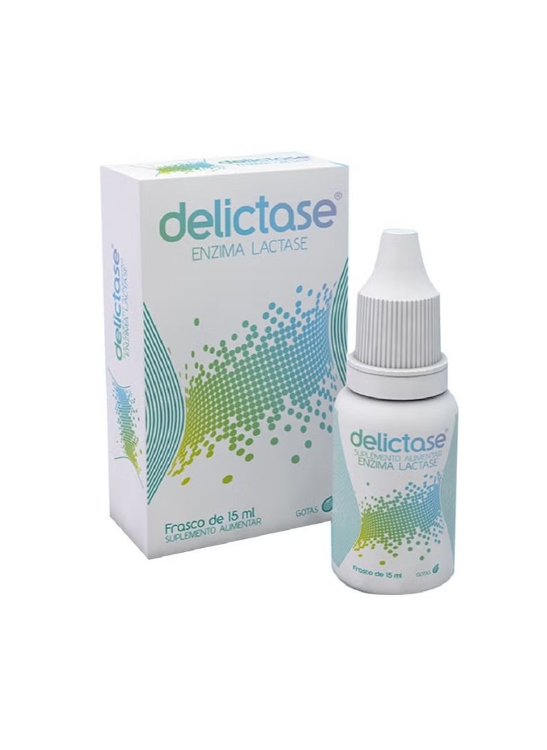 DELICA Delictase Lactase Enzyme Oral Drops 15ml  - Image 5