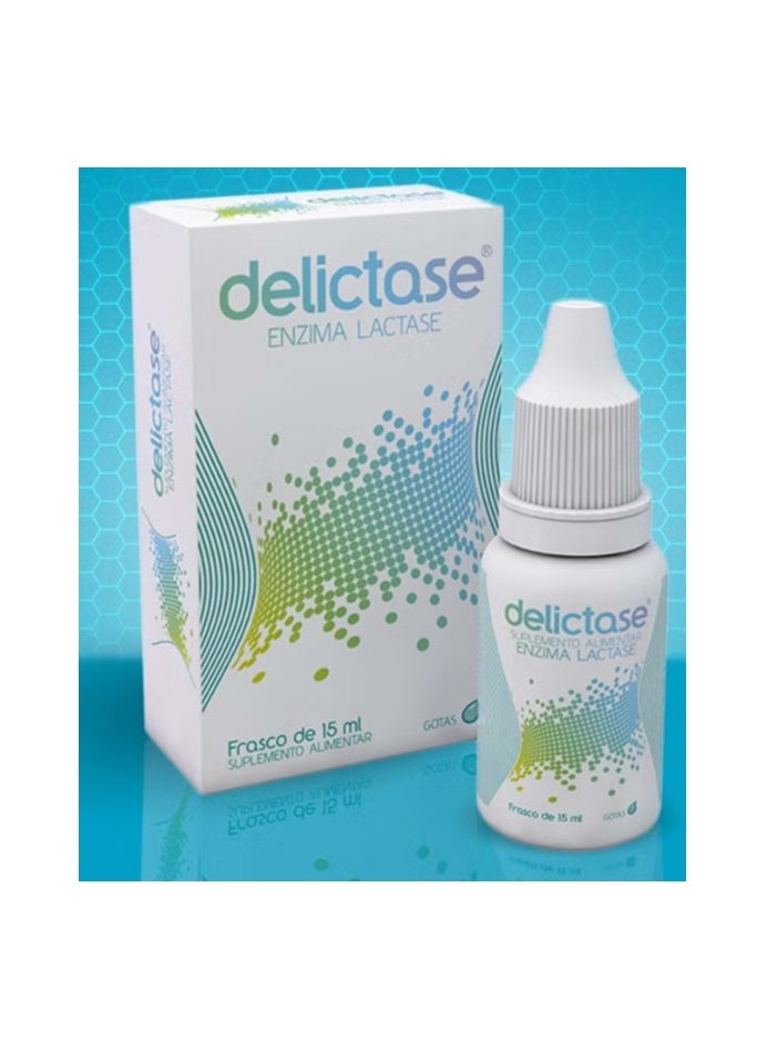 DELICA Delictase Lactase Enzyme Oral Drops 15ml  - Image 2
