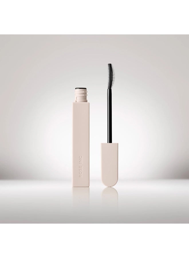 روز انك ماسكارا رفع وتطويل الرموش Rose Inc Lash Lift – تكثيف وفصل بدون تكتل مع ثبات طويل – فرشاة دقيقة لرفع الرموش – لون أسود - Image 2