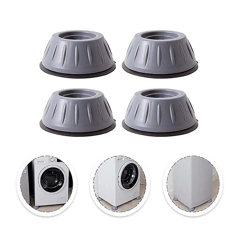 Avenn Anti Vibration Pads for Washing Machine Pad Noise Dampening Anti Skid Washing Machine Feet with Tank Tread Grip for Washer and Dryer Protects Laundry Room Floor NonSlip Moisture Proof Mats - Image 2