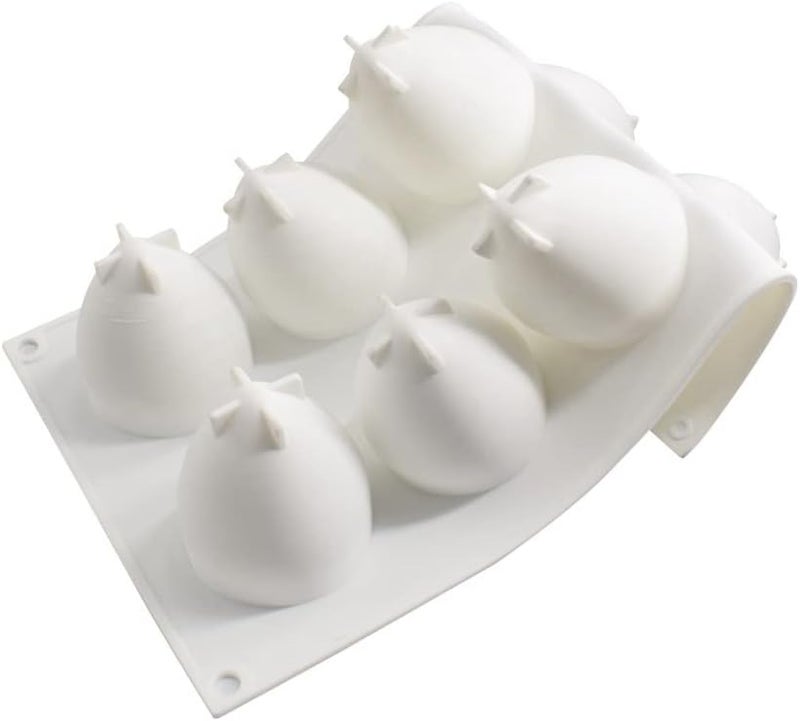 mostsom Silicone Mold Baking Pan Non-Stick Baking Pastry Chocolate Cake Dessert DIY Decoration Tools (Strawberry N_11.8x6.8x0.26 inch) - Image 2