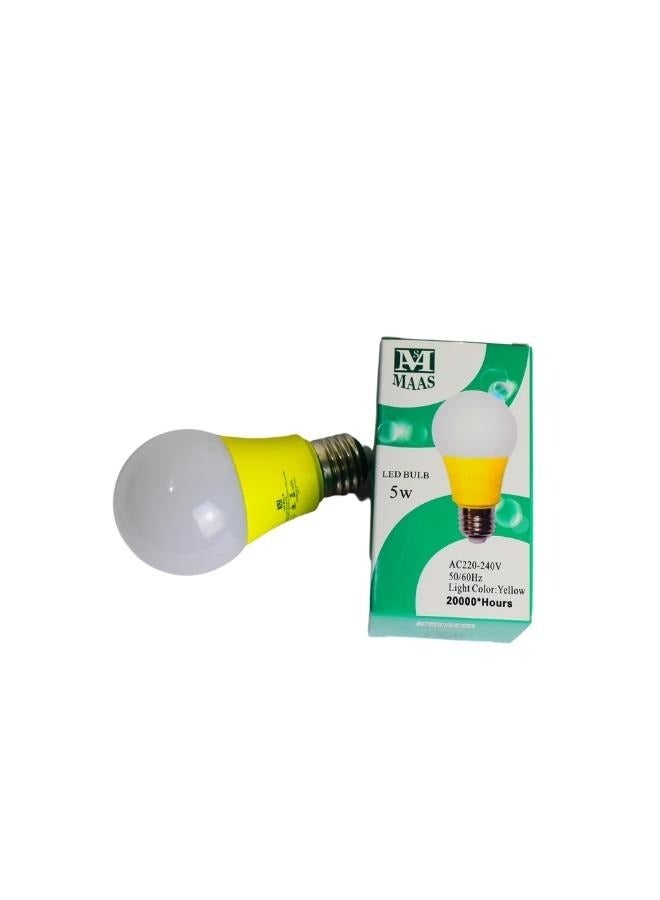 MAAS Lamp set of 10 pieces, indoor lighting, 5 watt LED bulb, Yellow color - Image 2