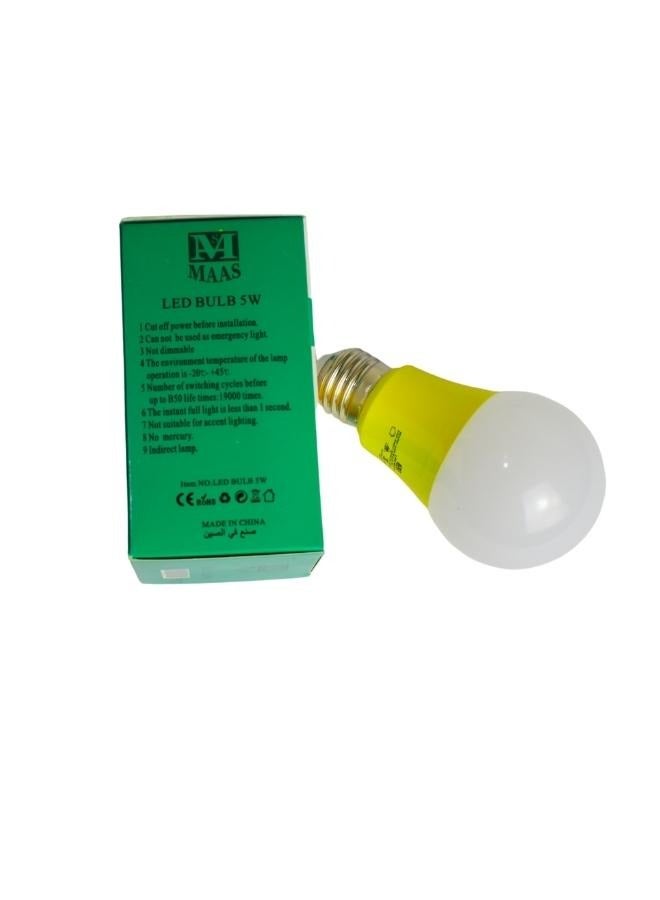 MAAS Lamp set of 10 pieces, indoor lighting, 5 watt LED bulb, Yellow color - Image 4