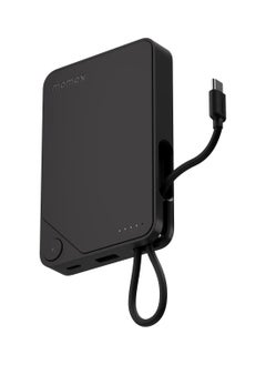 Momax momax 20W Battery Pack with Built-in USB-C Cable -Black  - Image 1