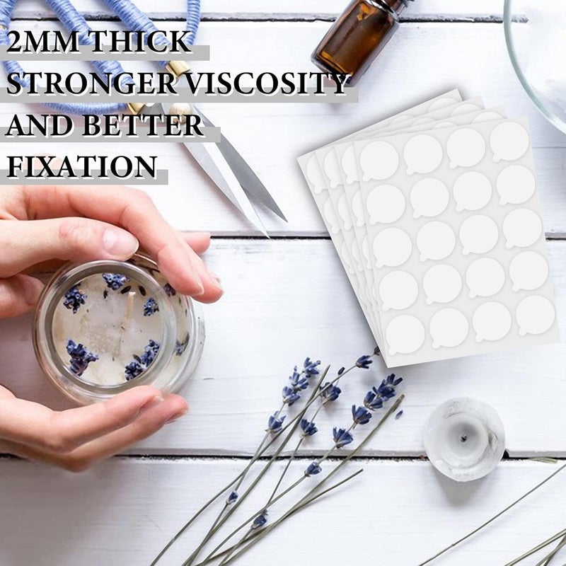 ACFELLE 8 Sheets Foam Dots 3D Round Adhesive, 2 Size Pop Dots Sticky Double Sided Tape for DIY Craft Making Scrapbooking with Hand Tear Position 360Pcs (0.4 & 0.8inch) - Image 4