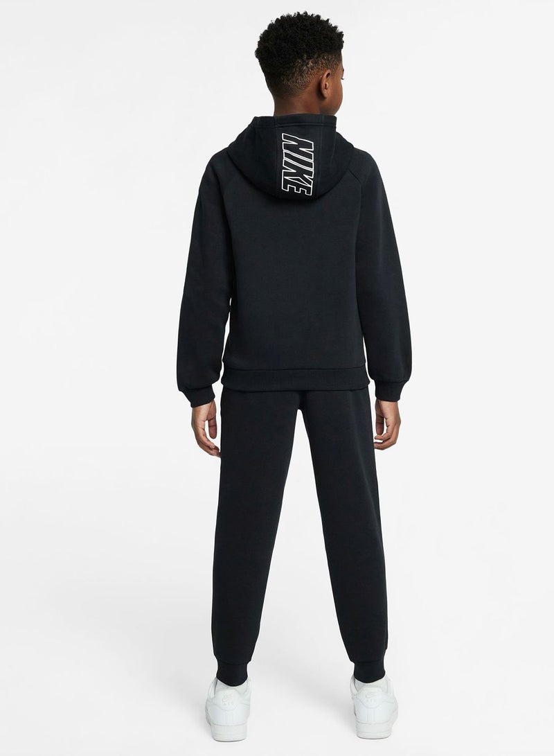 Nike Kids Club Fleece Hoodie Tracksuit - Image 2