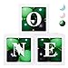PartyHooman 1st Birthday Balloon ONE Boxes for 1 Year Old WITH 24 Balloons Baby first Birthday Decorations Clear Cube Blocks ONE Letters as Cake Smash Photoshoot Props in SafariJungle Wild One Green Theme - Image 3