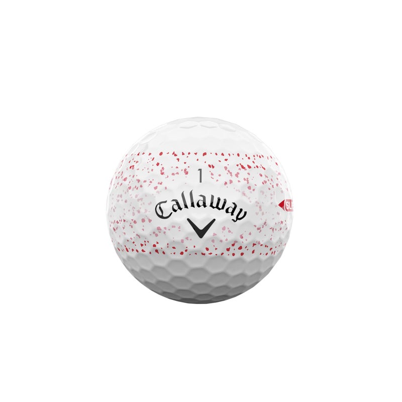 Callaway Golf Supersoft Golf Balls (2025, Red Splatter) - Image 2
