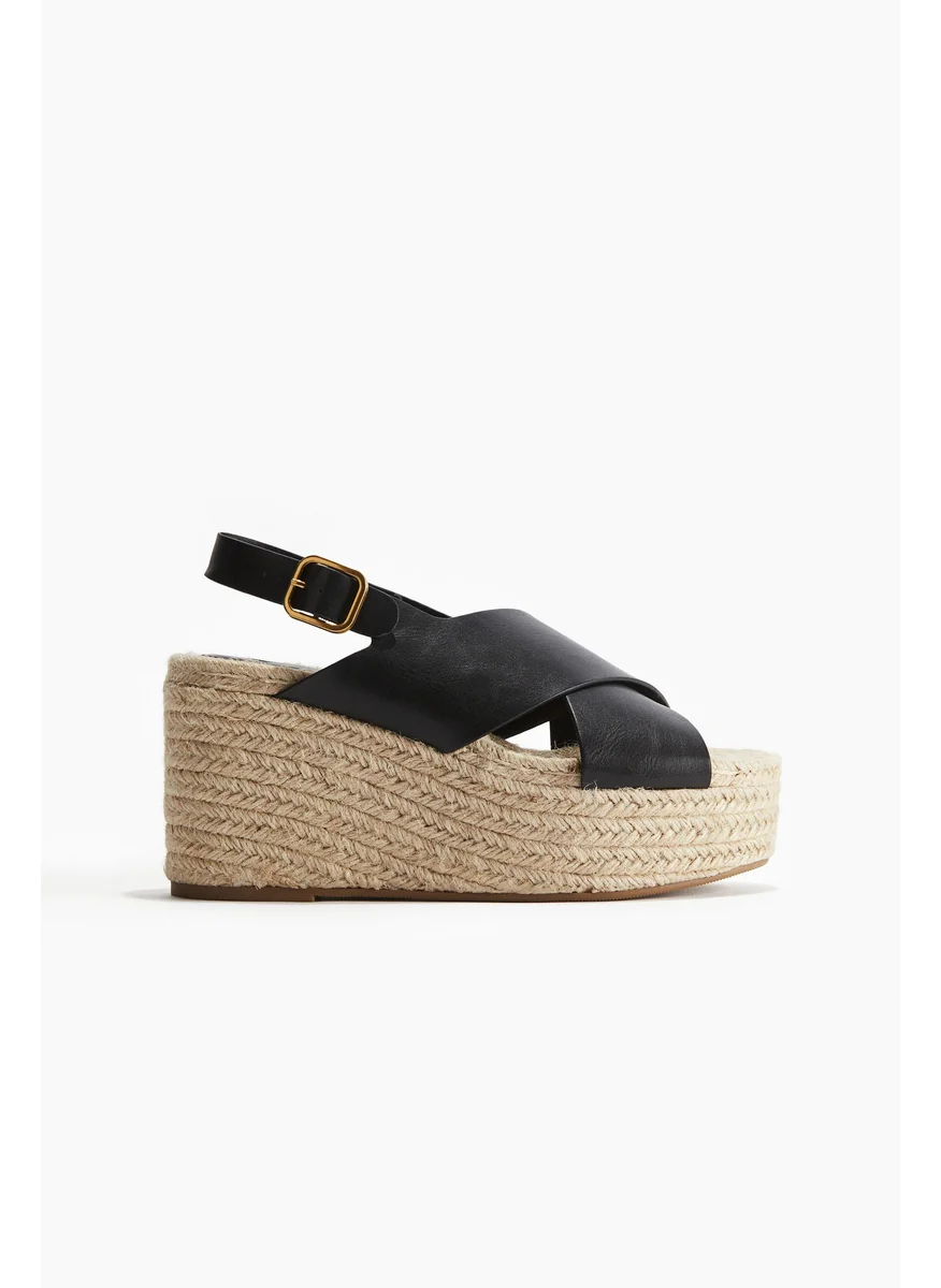 H&M Wedge-Heeled Espadrilles