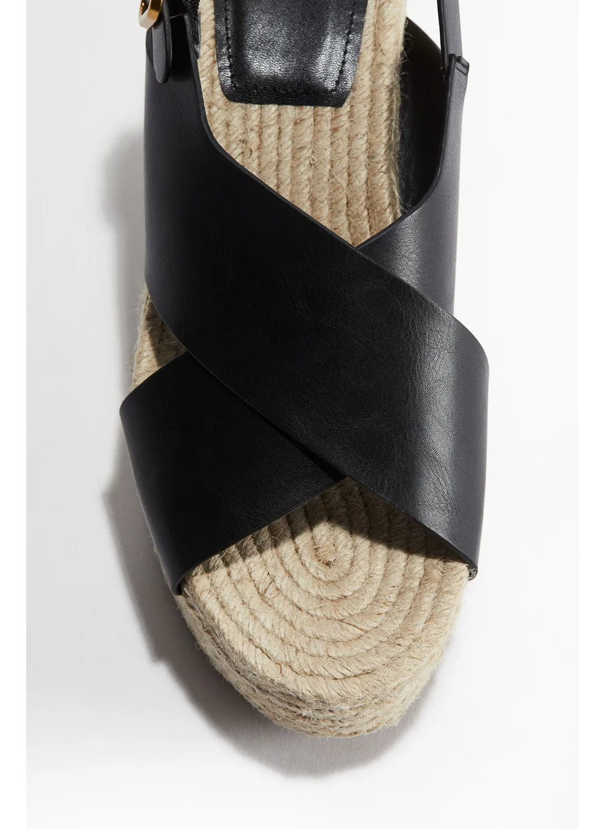 H&M Wedge-Heeled Espadrilles