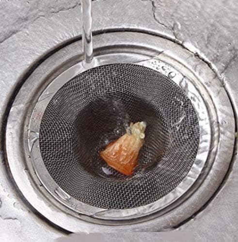 DNHCLL 4 Pieces Silver Mesh Hole Kitchen Bathroom Basin Sink Drain Strainer(2" x 0.79"). - Image 3