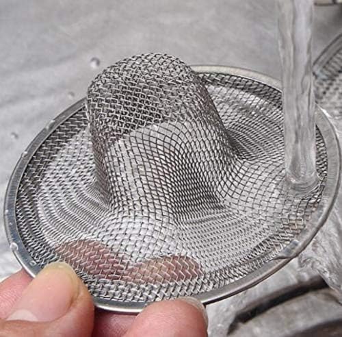 DNHCLL 4 Pieces Silver Mesh Hole Kitchen Bathroom Basin Sink Drain Strainer(2" x 0.79"). - Image 4