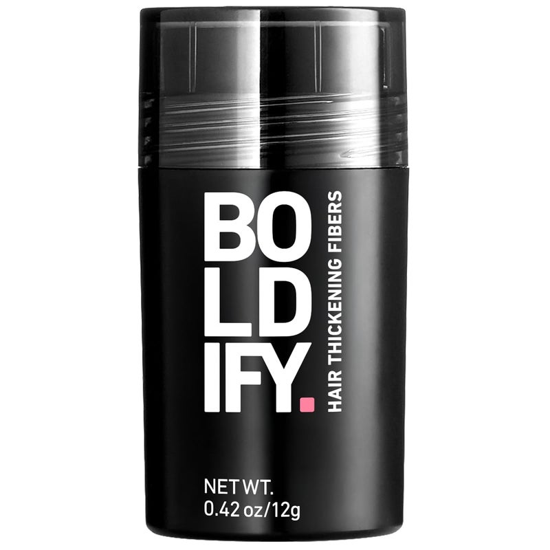 BOLDIFY Hair Fibers (12g) - Fill In Thinning and Fine Hair for an Instantly Fuller, Thicker Look - 14 Shades for Women & Men - Dark Auburn - Image 1