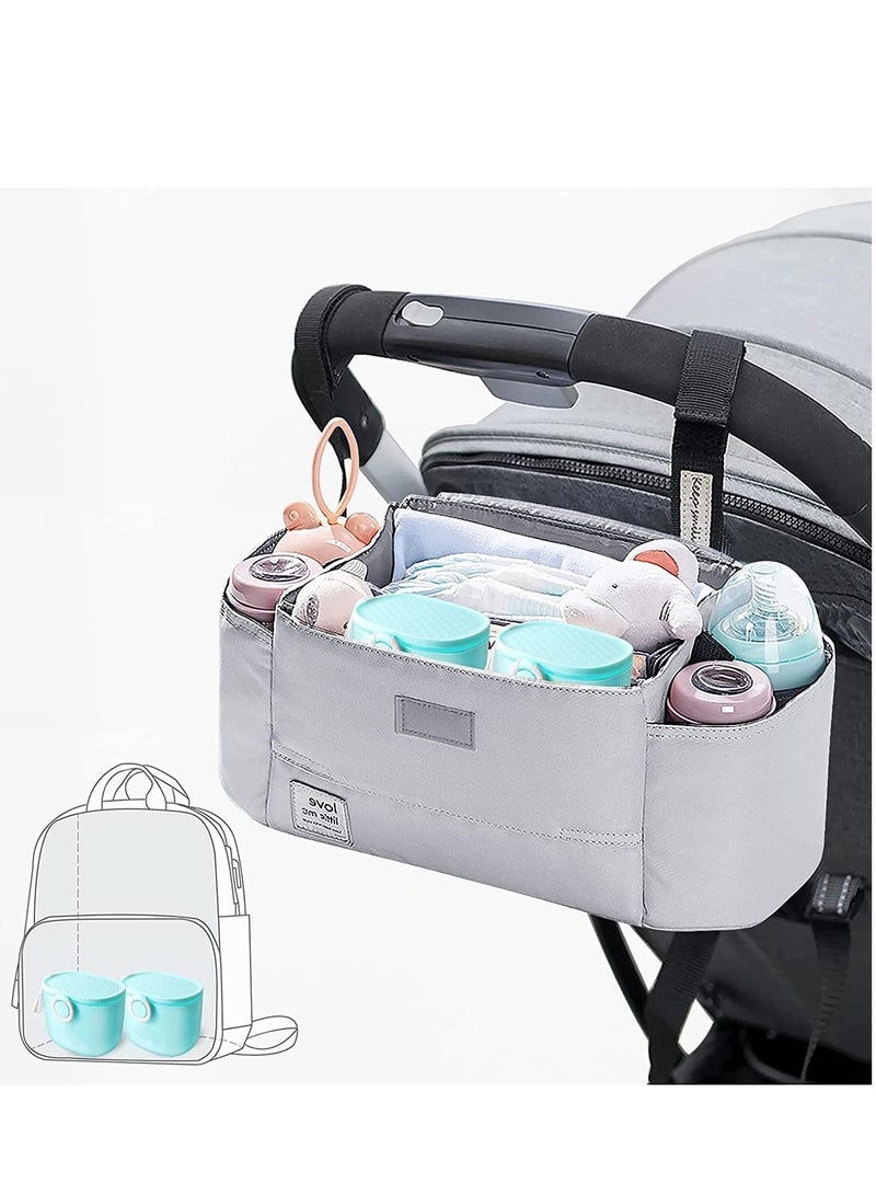 KASTWAVE Baby Formula Dispenser, Portable Milk Powder Dispenser Container with carrying Handle and Scoop for Travel Outdoor Activities with Baby Infant, 500ML (Blue) - Image 3