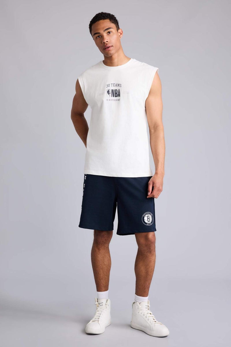DeFacto NBA Wordmark Printed Oversize Tank Top - Image 4