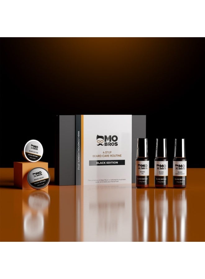 MO BRO'S 4 Step Beard Care Kit  - Sandalwood  - Image 1