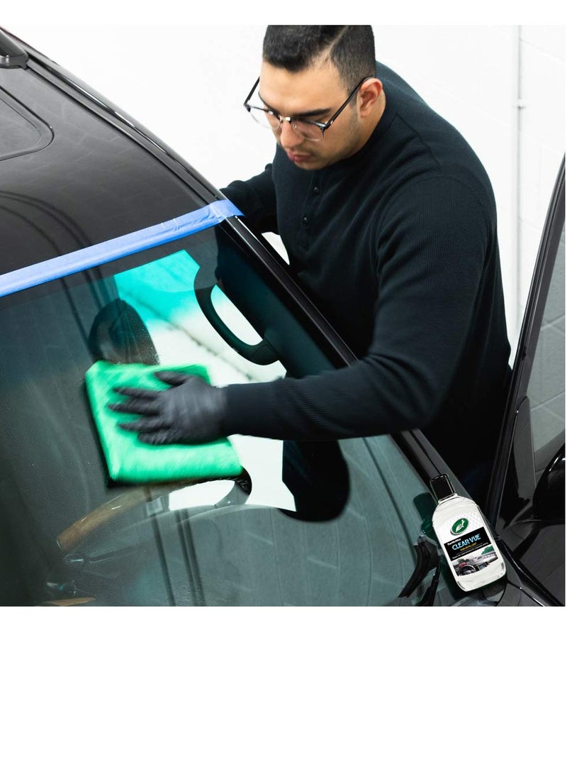 TurtleWax Car Windshield Rain Repellent Liquid 300ml Water Beading Glass Coating Clear Vision Anti Fog Rainproof Treatment Automotive Window Water Repellent Solution For Car Bike Mirrors Windows Improves Driving Visibility In Rain Weather - Image 4