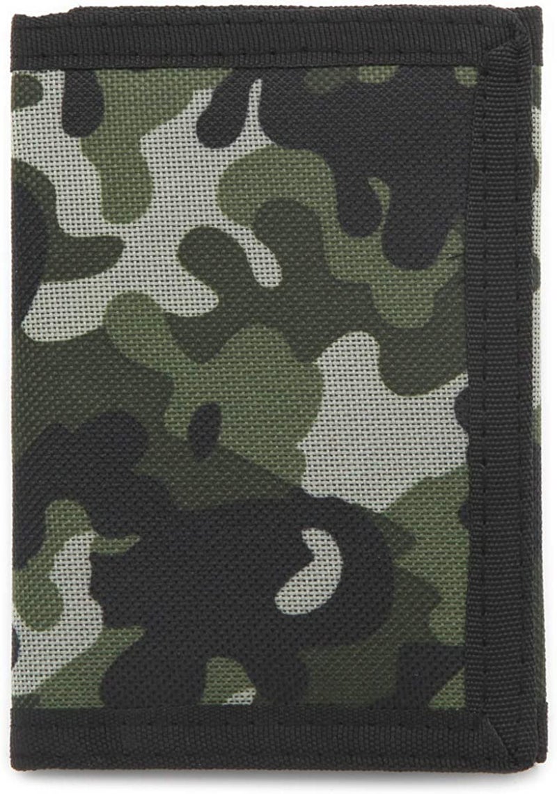 AI-DEE RFID Trifold Canvas Outdoor Sports Wallet for Kids- Christmas Gifts for Boys - Front Pocket Wallet with Magic Sticker - (Camouflage) - Image 3