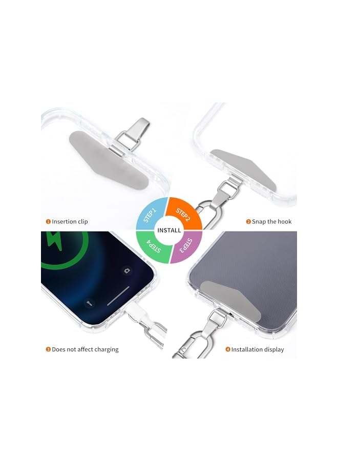 Green Tiger Hand Wrist Strap Lanyard, Multi-Use Cell Phone Wrist Strap, Hands-Free Lanyard Wristlet Compatible with Most Smartphones, Anti-Slip Rope with Secure Metal Clip, Workout & Travel - Image 3