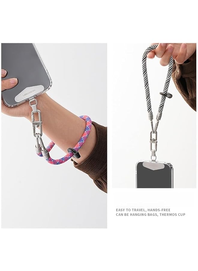 Green Tiger Hand Wrist Strap Lanyard, Multi-Use Cell Phone Wrist Strap, Hands-Free Lanyard Wristlet Compatible with Most Smartphones, Anti-Slip Rope with Secure Metal Clip, Workout & Travel - Image 4