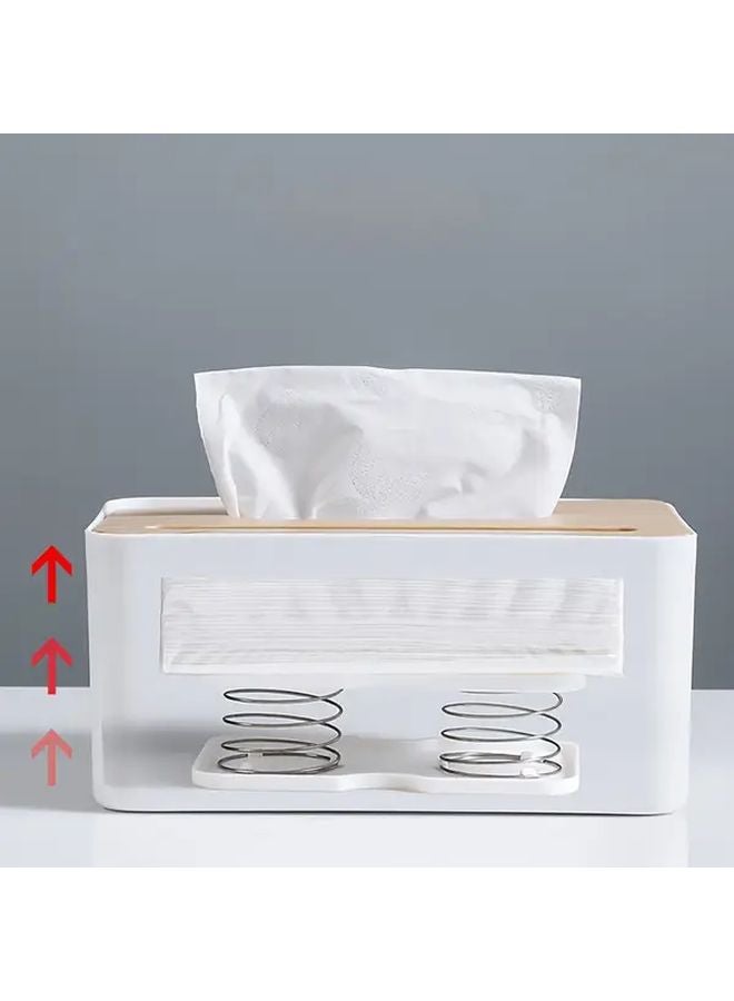 2pcs Automatic Tissue Box Spring Base Insert Spring Loaded Mechanism Bathroom Organizer - Image 2