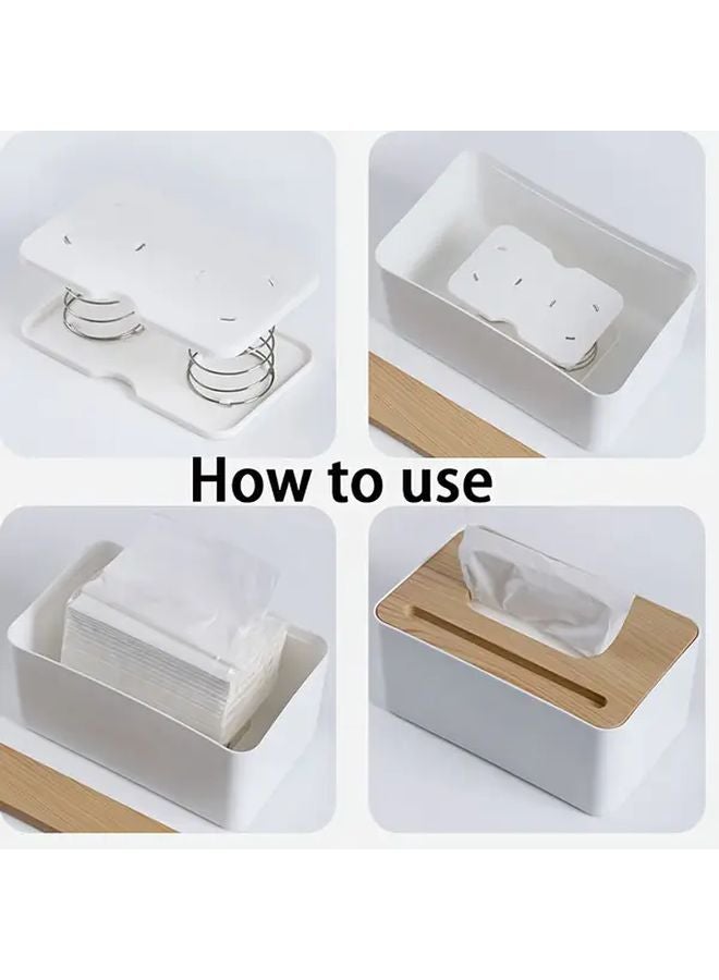 2pcs Automatic Tissue Box Spring Base Insert Spring Loaded Mechanism Bathroom Organizer - Image 4