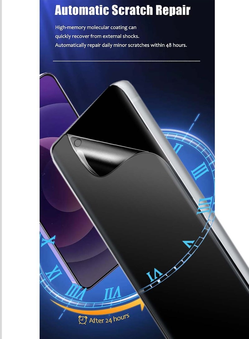 دبليو تيك حماية شاشة رقيقة ومرنة من هيدروجيل Xiaomi Redmi Note 15 5G 2025 - شفاف - Image 4