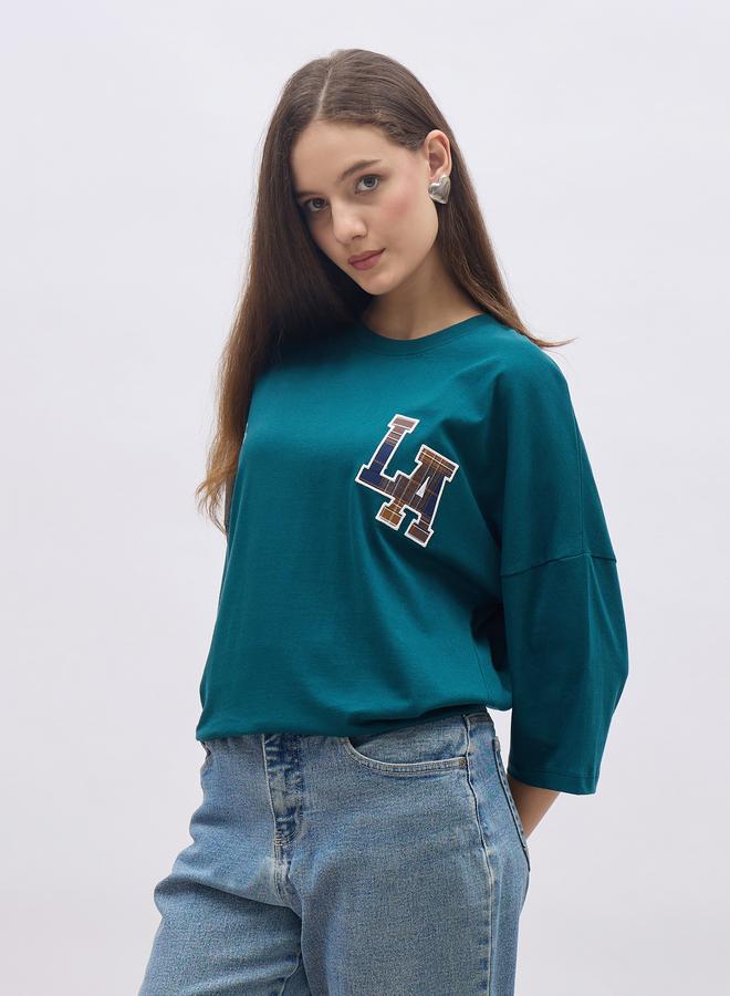 Styli Graphic Print Oversized T-Shirt - Image 3