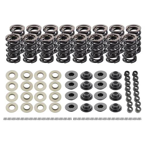 ISINFLASH LS .660" Dual Valve Spring Platinum Kit with Retainers Fit for 15 Degree LS Heads LS1 LS2 LS3 LS4 LS6 L76 L92 L99 LQ4 LQ9 L33 LSA 4.8L 5.3L 6.0L 6.2L SK001 (Steel) - Image 2