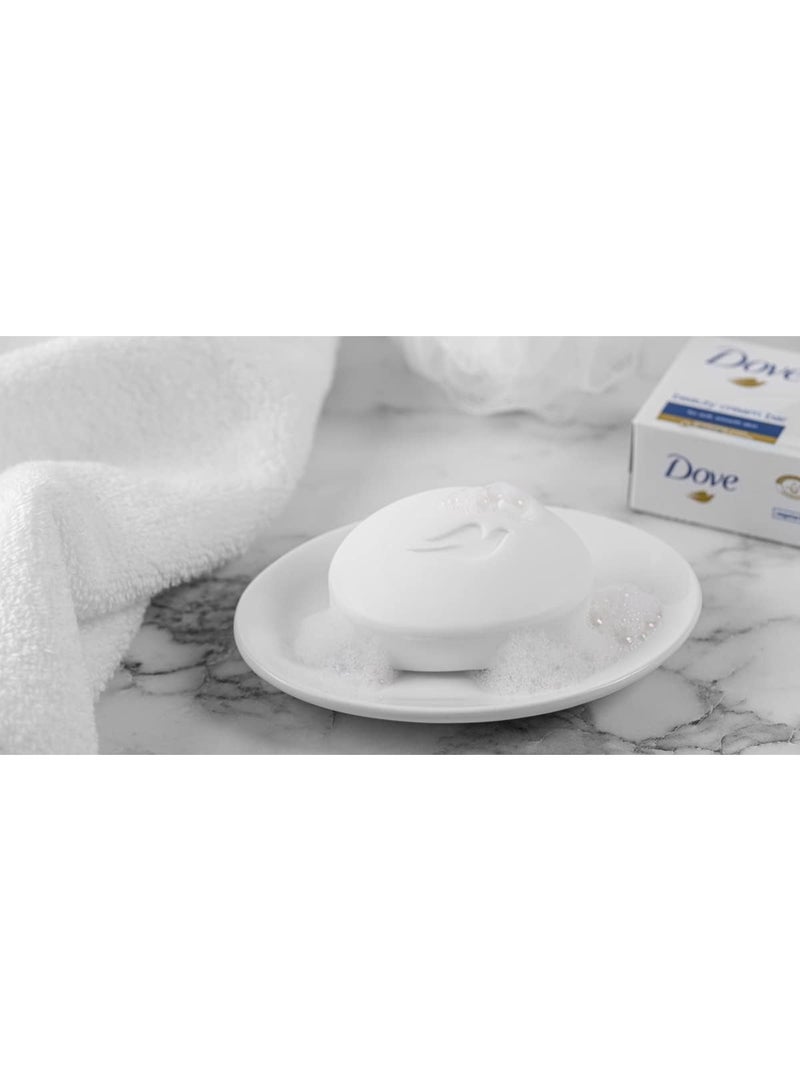 Dove Original Beauty Bar Soap with ¼ moisturising cream for softer, smoother, healthier-looking skin 4x 90 g - Image 4