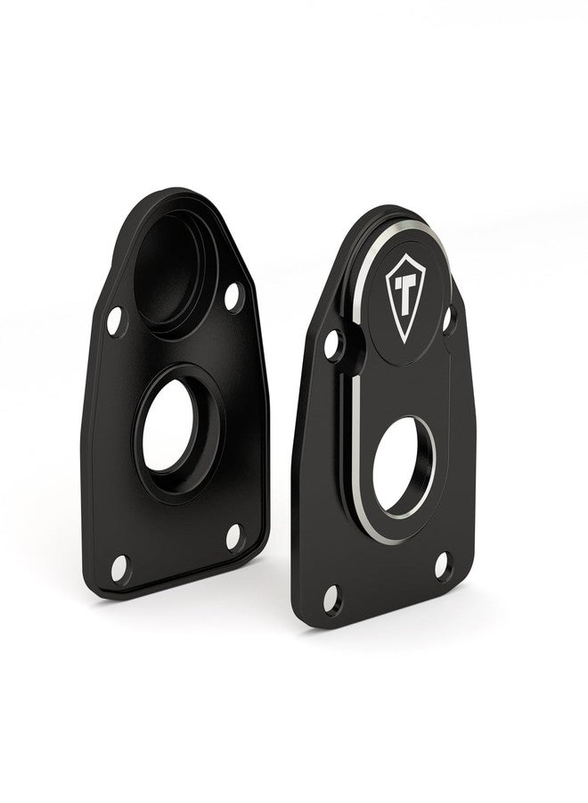 TREAL Aluminum 7075 Outer Portal Covers(2pcs) Front or Rear Portal Axle Caps for Axial 1/8 AXP8 Gilamon(Black - Image 1