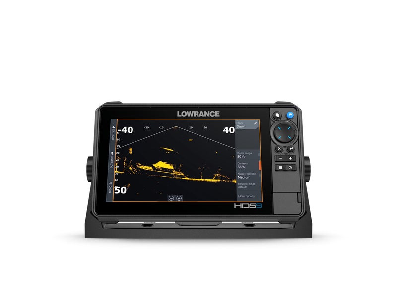 مكتشف الأسماك Lowrance HDS PRO بحجم 9 بوصة مع جهاز رسم الخرائط مع مستشعر ActiveImaging HD 3 في 1 مع تكامل الهاتف الذكي
