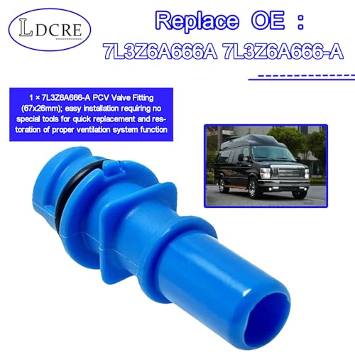 LDCRE صمام PCV 7L3Z6A666A لسيارات فورد E-150 E-250 E-350 F-150 F-250 F-350 كراون فيكتوريا - Image 3