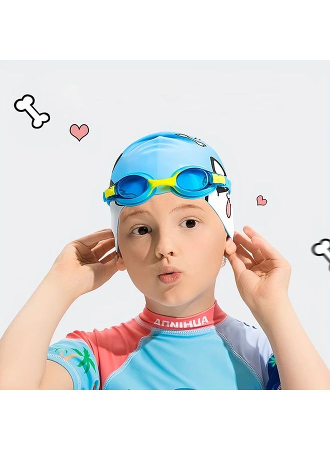 Pink Purple Kids Swim Goggles Anti Fog Clear Vision Leak Proof Adjustable Strap Ages 6 14 - Image 2