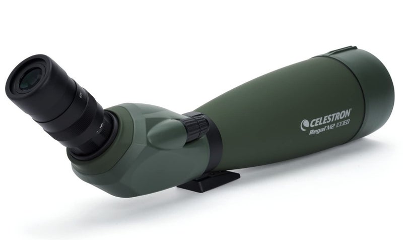 Celestron Regal M2 100ED Angled Zoom Spotting Scope, Black/Green - Image 2