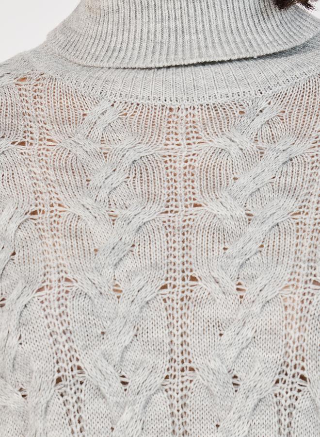 Styli Regular Fit Regular Length Cable Knit Sweater  - Image 3