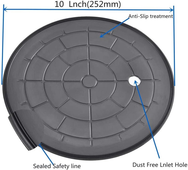 ZUOS 10" Vacuum Concave Suction Cup for Granite & Glass Lifting, Suction Cup Vacuum Glass Lifter with Metal Handle and Brass Pump,880lbs Load Capacity (10" Suction Cup) - Image 3