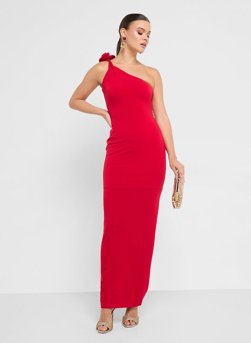Ella Limited Edition One-Shoulder Column Dress  - Image 4