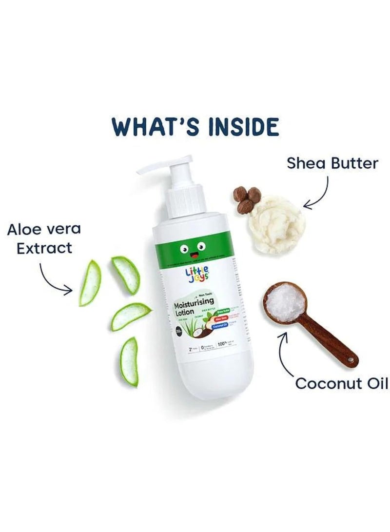Little Joys Little Joys Moisturising Body Lotion (200ml) With Aloe Vera Extract Shea Butter and Coconut Oil Relieves Dryness Irritation and Nourishes Skin Paraben and Sulfate Free - Image 2