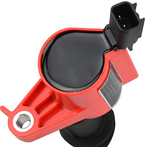 Megaflint High Performance 8 PACK Straight Boot Ignition Coils 15% More Energy F-150 for Ford Lincoln Mercury V8 V10 4.6l 5.4l 6.8l Compatible with DG511 C1541 FD508-Upgrade (RED) - Image 3