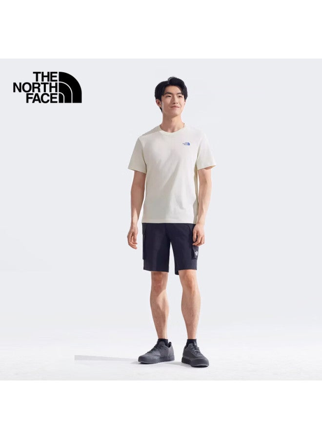 The North Face Short Sleeve T-Shirt Bear Couple Outdoor Comfortable Breathable 8Eyn Sand Dune White/Qli Xxl