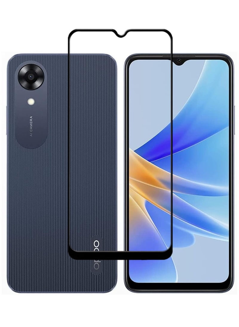 ACLIX Antistatic ESD Dustproof Premium Quality High Definition Tempered Glass Screen Protector Designed For Oppo A17k - Image 1
