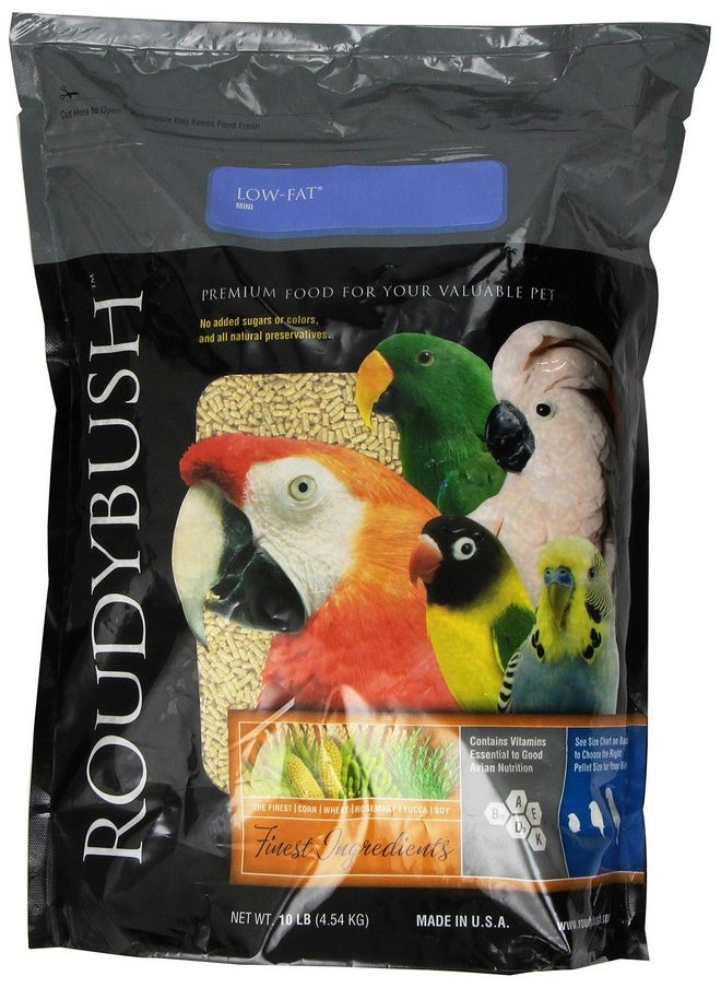 ROUDYBUSH Roudybush Low Fat Bird Food, Mini, 10-Pound  - Image 1