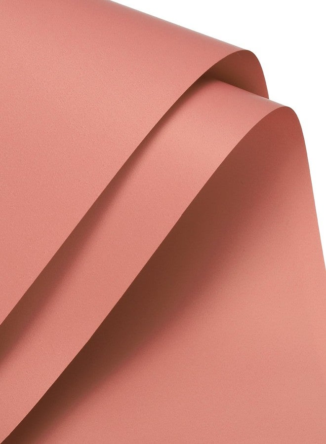 MECCANIXITY Pearlescent Film Flower Wrapping Paper 22.8x22.8 Inch Waterproof for DIY Crafts, Gift/Gift Box Packaging Sunset Coral Pack of 20pcs - Image 1